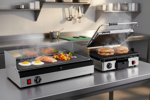 Bakplaat of contactgrill? Wanneer kies je voor een open bakoppervlak