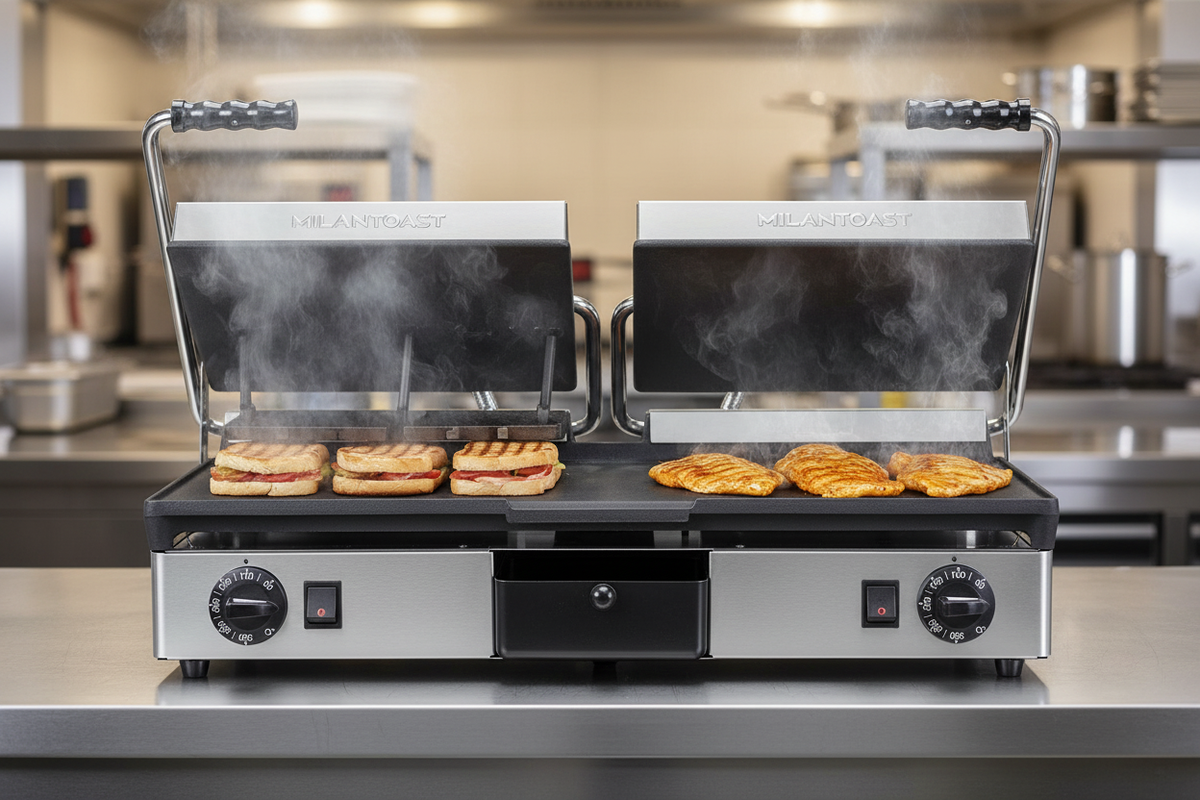 Contactgrill kopen voor de horeca: alles wat je moet weten voor de juiste keuze