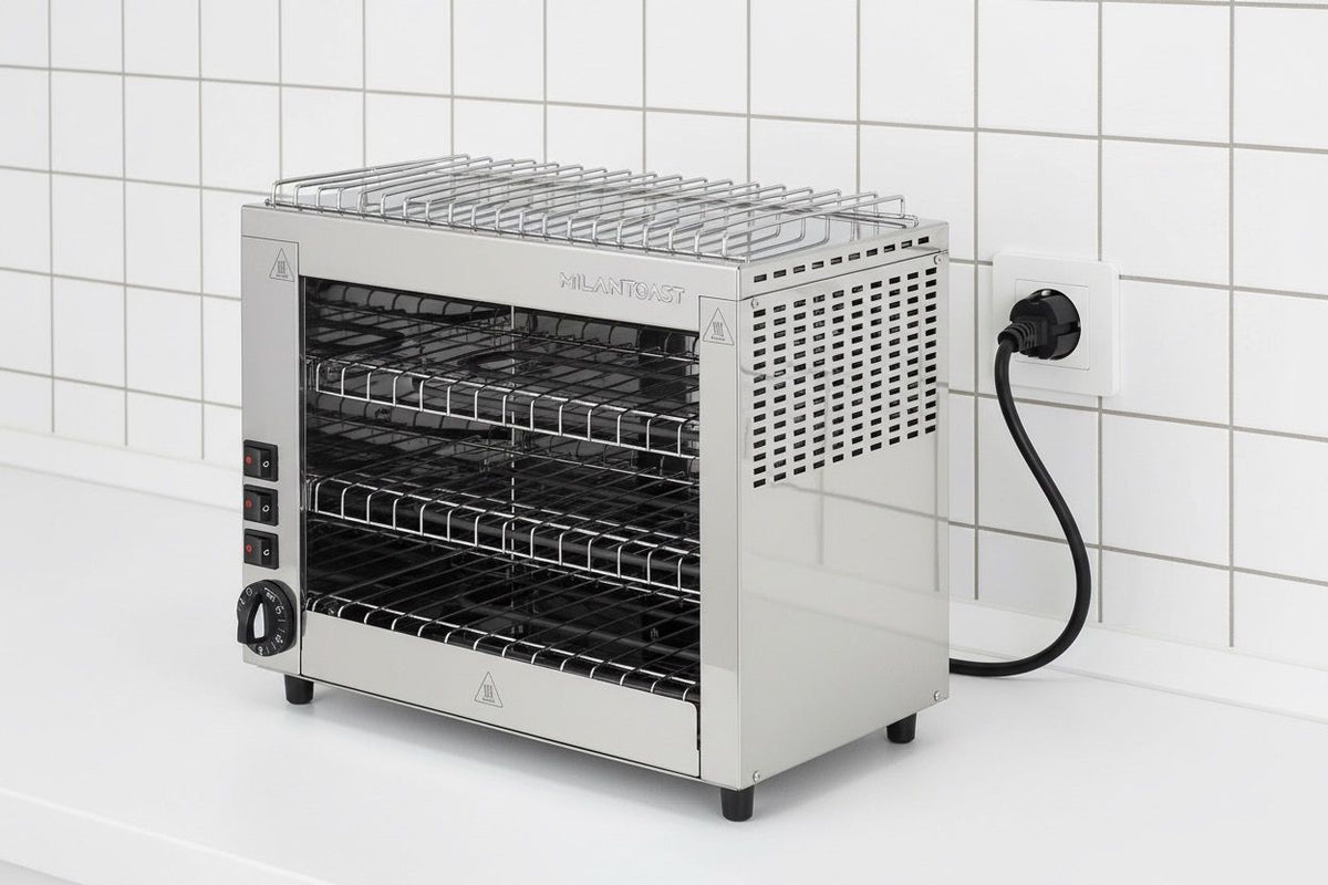 230V of 400V aansluiting kiezen voor contactgrills en conveyor toasters