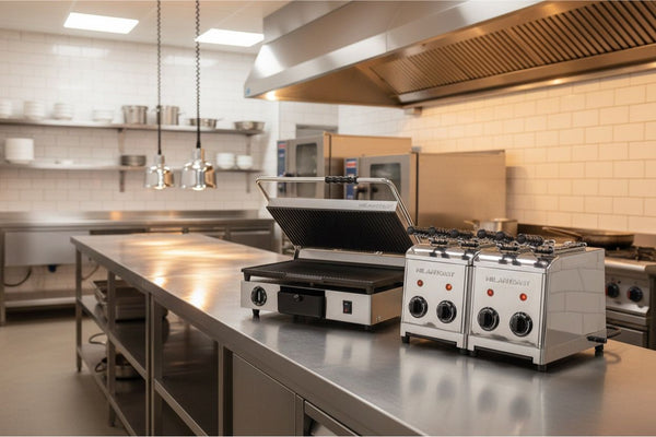 Is een goedkope contactgrill duurkoop? De ROI berekening van professionele apparatuur