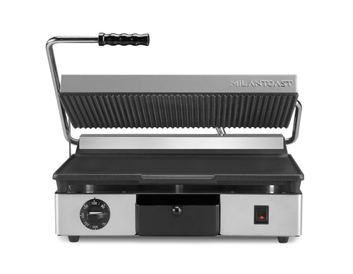 Milan Toast Contactgrill Large | Glad-Geribbeld