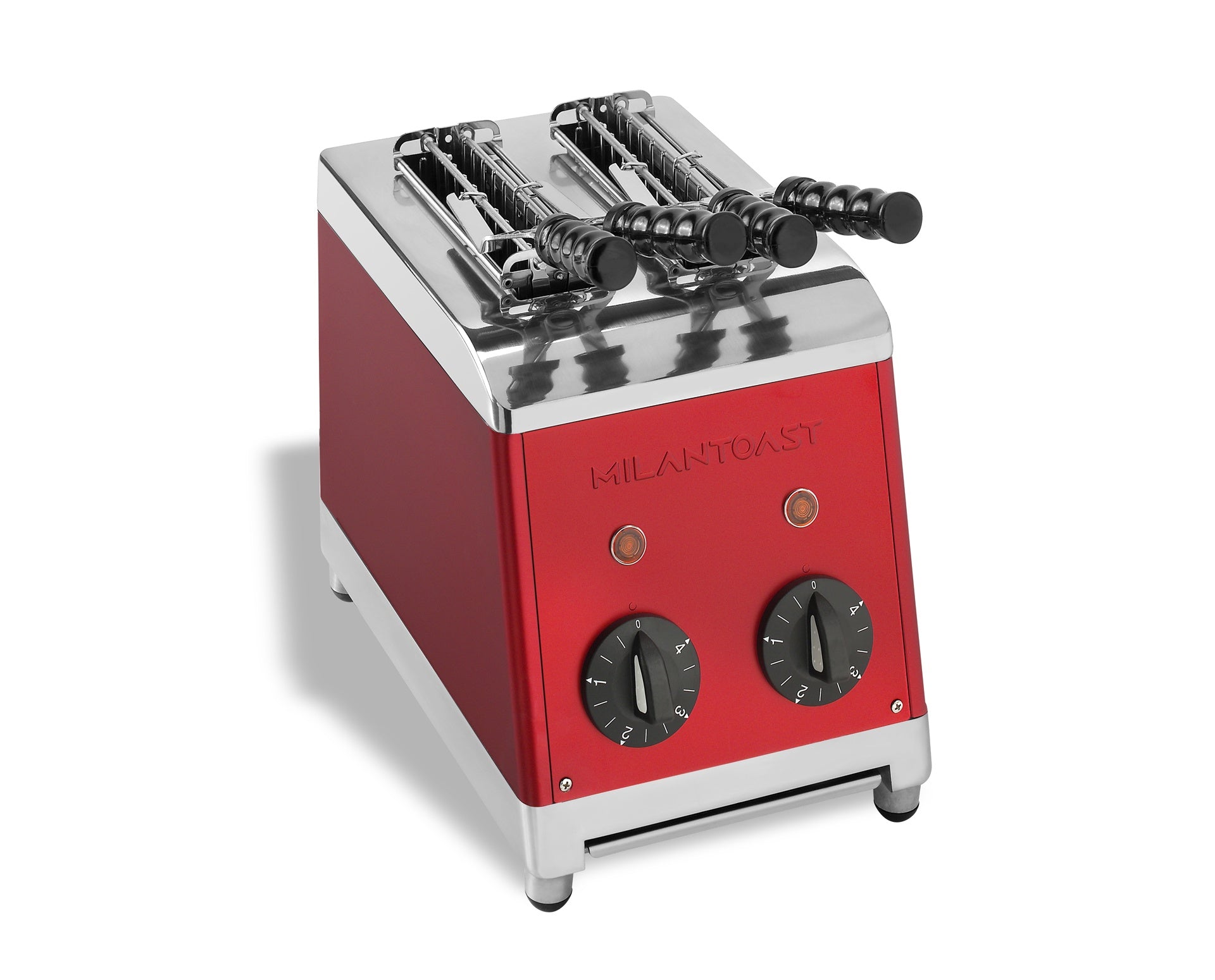 Milan Toast Tosti Apparaat 2-tangs | Rood