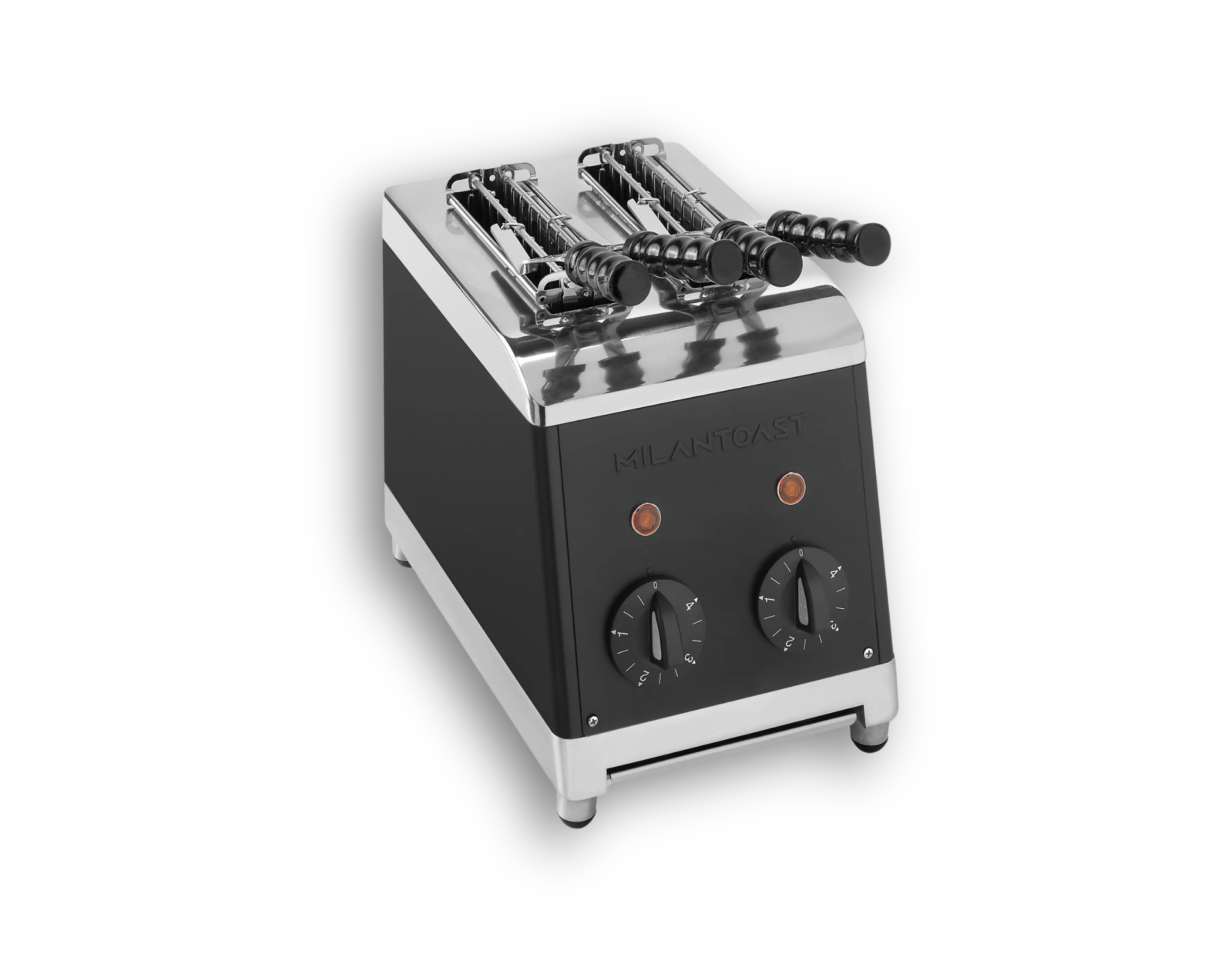 Milan Toast Tosti Apparaat 2-tangs | Zwart